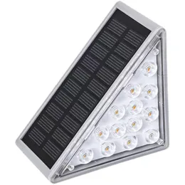 Utomhus Solar LED Step Stair Light, IP67 Vattentät soldekorativ däck Ljus för Yard Patio Garden Walkway Front Door Pathway Driveway