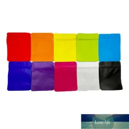 4x5 inch stand up color no image mylar bag with zip plastic packaging bags for candy hemp cookie chocolates Quality