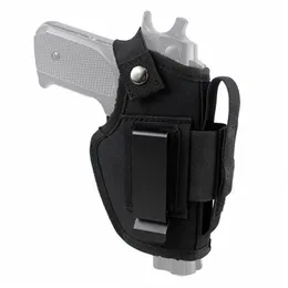 Universal Belt Hip Holster with Magazine for Concealed Carry Fits G26 27 43 45 9mm LC9 Taurus Colt bouth hands use IWB cowboy Hol9258k