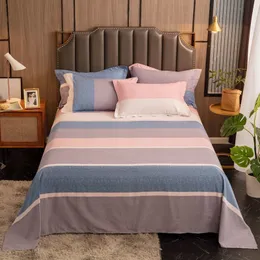 Almofada de colchão 100 algodão fosco lençol de cama único nu dormindo colcha de dormitório duplo para homens e mulheres 230613