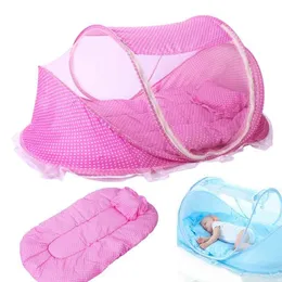 CRIB NETTING FOLDING BABY SADDING CRIB NETTING PORTABLE BABY MOSQUITO NETS Sängmadrass Kudde för barn Summer Protect Tält Bedding 230613