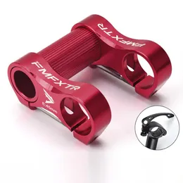 Bike Groupsets 254mm Ultralight Bicycle Handlebar Aluminum Alloy Adjustable Double Stem Folding Riser 230614