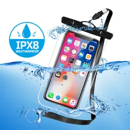 Универсальный водонепроницаемый чехол IPX8 для телефона, водонепроницаемая сумка, чехол для мобильного телефона для iphone 11 12, чехол, защитный чехол для подводных чехлов