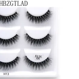 Makeup Tools 50100box Multiple 3D Soft Mink Hair False Eyelashes Handgjorda Wispy Fluffy Long Lashes Natural Eye 230613