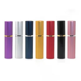 5 ml Mini Spray Parfym Bottle Travel Relable Empty Cosmetic Container of Desinfection, Pure Dew, Atomizer Aluminium Refillable Bottle Kiow