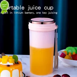 Juicer Mini 휴대용 블렌더 간장 우유 메이커 개인 400ml 주스 제조업기 기계 용 400ml 오렌지 쥬스 머신 과일 컵 믹서