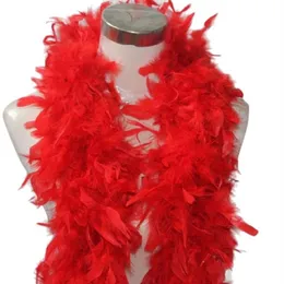 Cachecóis 2021 Cachecol Feminino de Caxemira de Luxo Cor Sólida Vestido Moda Feather Boa Burlesco Showgirl Hen Night Festival Ornamental Sc210O