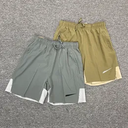 Calções de Seda Ice Masculino Verão Novo Solto Secagem Rápida Respirável Versátil Fitness Ao Ar Livre Esportes Casuais Calça Cropped