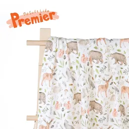 Filtar Swaddling Kangobaby My Soft Life High Density Muslin Premier Quality Digital Print Baby Swaddle Filt 230613