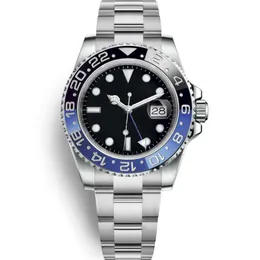 Роскошная роскошная рамка R Luminous O Worst Watches L 40 мм*13 мм E 904L GMT x Coke Ceramic Ring Steel Busines
