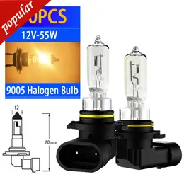 NOWOŚĆ 10PCS HB3 9005 55W12V Clear Glass Front Fog Signal Lampa halogen Lampa Lampka Światła Reflektor Karbki Parking Stylowe 4300k ciepła biała