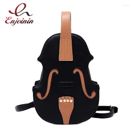 ショルダーバッグ3色ビンテージバイオリンデザインバッグ女性用財布とハンドバッグPUレザートレンディデザイナーのためのクロスボディ