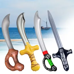 Sand Play Water Fun upgrade Inflatable Swords Toys for Children Kids Outdoor Fun Pool Swim Water Play Toys Pirate Cutlass Soft inflatable toy 230613