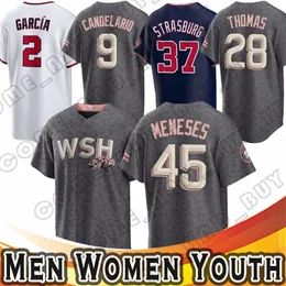 2 Luis Garcia Baseball Jersey 28 Lane Thomas Alex Call Josiah Gray Joey Meneses Carter Kieboom Nationals Stephen Strasburg Jeimer Candelario Jake Alu Victor Robles