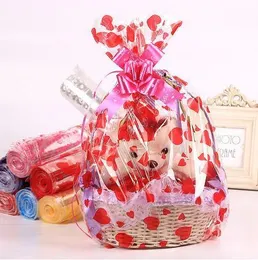 Present Wrap 18*2520*3025*3535*50 cm Transparent OPP -plastomslag Väska Candy Toy Presentförpackningsväskor för födelsedagsbröllopsfest gynnar 230614