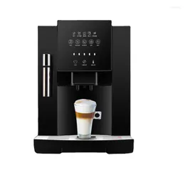 Tam Otomatik 19 Bar Kahve Makinesi Fasulyesi Öğütücü Sütlü Köpük Espresso Makineli Suyu ve Köpük 1200W