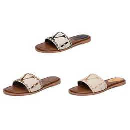 Designer glider broderi tofflor kvinnor v sandaler lyxiga kvinnor tofflor gummi glider sandal platt blommor mode mens skjutreglage strand flip flops blommor glid