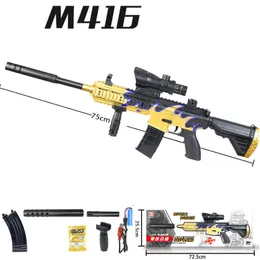 M416 مياه الرصاصة اليدوي Gun Manual Electric in 1 Paintball Outdoor Blasty Blaster Model CS Game for Boys