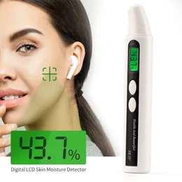 Steamer Portable Skin Moisture Tester Digital LCD Display Detector de Óleo Monitor Profissional Ferramenta de Medição de Umidade 230613