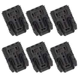 6PCS Kit sistema di bloccaggio rapido QLS Piastra di montaggio a forcella di bloccaggio per fondina tattica QLS Attacchi per fondina Trasferimento rapido Gear7725395224s