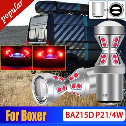 새로운 2X P21/4W 566 LED 스톱 브레이크 라이트 전구 BAZ15D 푸조 복서 2.0 BIFUEL 2.2 2.8 HDI 2.0 I 4X4 2.5 D TD TDI 1994-2009