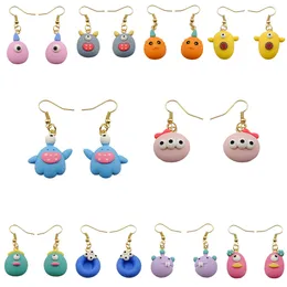 Charm Kawaii Cartoon Earrings Costume Trendy Style Woman Girl Jewelry Gifts Drop Delivery Smt4A