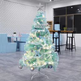 День рождественских украшений онлайн -знаменитость в прямом эфире Боже Голубая дерево 1,5 метра 1,8 3 Эль -окон