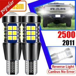 مصابيح سيارة 2PCS جديدة T15 912 Canbus Error Free 921 LED مصباح نسخ احتياطي عكسي LED W16W لـ RAM 2500 2011