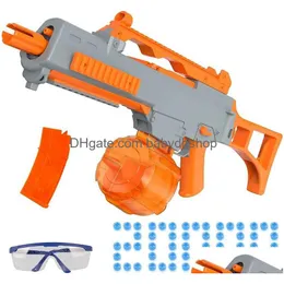 Gun Toys Electric Water Gel Ball Toy Matic G36 Splash 20000 S Beads Goggles Outdoor Shooting Team Game For Kids Boys Girls Cs Pubg D Dhiu2