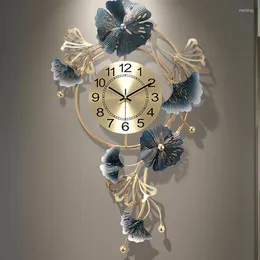 Zegary ścienne luksusowy zegar nowoczesny salon kreatywny metal cyfrowy biuro kuchnia horloge murale nordycka dekoracja domu