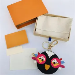 2021 Bird Design Keychains Luxury Purse Pendant Bags Chains Key Buckle Keychain Letter Top Quality Women Bag Accessories with Box4222M