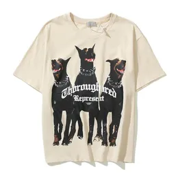 Herr t-shirts herrar t skjortor överdimensionerade sommartryck kvinnor mode casual short slleeve tshirt hip hop trend tee droppleverans appare dhclx