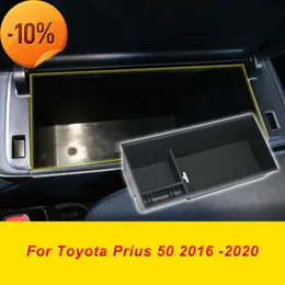 Toyota Prius için Toptan 50 2016 2017 2018 2019 2020 Merkezi Kolçak Depolama Kutusu Merkezi Konsol Eldiven Organizatör Kasa Aksesuarları