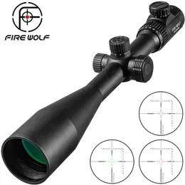 Fire Wolf 10-40x56e Riflescope Hunting Scope Tactical Sight Glass Reticle Rifle