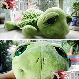 Nadziewane pluszowe zwierzęta dekoracje domowe Dzieci Big Eye Tortoise Doll urocza zabawka Piękne prezenty Turtle Soft 20cm La573 Drop dostawa zabawki Dhzq8