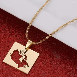 Pendant Necklaces Canada Map Jewelry For Women Country Maps Of Canadian Chain