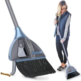 Brooms Dustpans 2 na 1 narzędzie do czyszczenia zamiatania wbudowane w próżniową miotłę z bezprzewodową czystszą leniwą szczotką ścieżką 230613