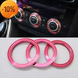 Wholesale 3pcs Aluminium Alloy Car Air Conditioning Control Ac Knob Sticker Ring Case For Mazda 6 Atenza Cx-5 2014 2015 2016 Accessories