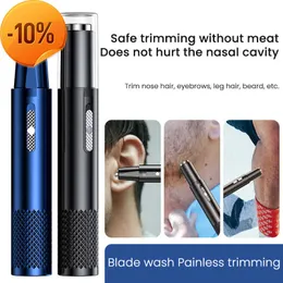 New Nose hair trimmer Electric Clipper Rechargeable Multi-kinetic Shaving 2in1 Fully Automatic Washable Shaving Nose Trimmer for men