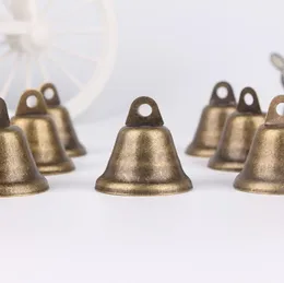 Christmas Decorations Craft Bells Brass Crafts Vintage Hanging Wind Chimes Making Dog Training Doorbell Christmas Tree 1.65 x 1.5 Inch Bronze SN6909