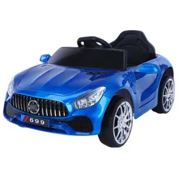 Simulação de carro elétrico infantil HY 12V 1:4 Passeio infantil em brinquedos Carro elétrico infantil de porta dupla 2.4G Carro de controle remoto Bluetooth