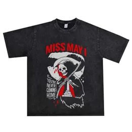 Melody Speed Black Metal Miss May I Band Camiseta com estampa personalizada manga curta masculino feminino