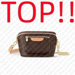 Marsupi TOP. M82335 MINI BUM Designer Handbag Purse Hobo Satchel Evening Tote Cross Body Chain Borsa casual