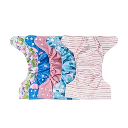 Cloth Diapers Happyflute 6pcs/set Baby Diapers Gifts Reusable Waterproof Cloth Diaper Ecological Cloth Nappy For born 230613