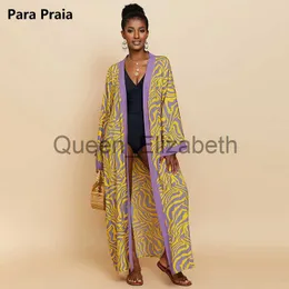 Abiti casual Para Praia Kimono Beach Robe 9 colori Bikini Cover Up Beachwear Femme Long Dress Sarong Women Loose Cardigan Costume da bagno Covers J230625