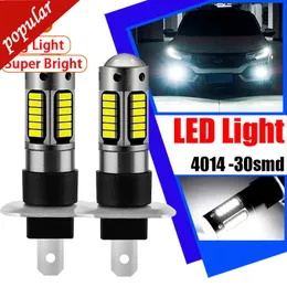 New 2Pcs H1 LED Canbus Headlight Bulb Car Front Led Bulbs Head Fog Signal Light Lamps 6500K White DC12V Super Bright plug and play