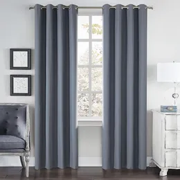 Cortina moderna minimalista cor lisa tecido isolamento acústico quarto sala de estar completo blackout perfurado estoque vertical