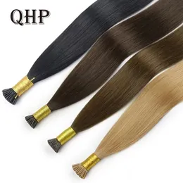 Hair Bulks Straight I Tip Haarverlängerungen, Echthaar, 50-teiliges Set, natürliche Haarverlängerungen, Keratin-Kapselbraun, 613-Blond, Farbe 30,5–66 cm, 230613