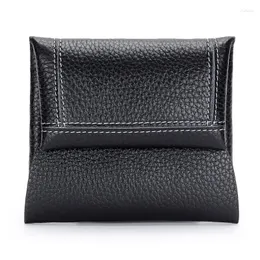 Card Holders COMFORSKIN Cowhide Coin Purse Women's Short Small Ins Wind Bag 2023 Japanese Leather Document