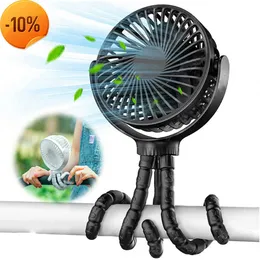 Новый портативный вентилятор с малым вентилятором USB Electric Rechargable Octopus Fan 1200mah батарея складная рука для рука для настольного настольного открытия